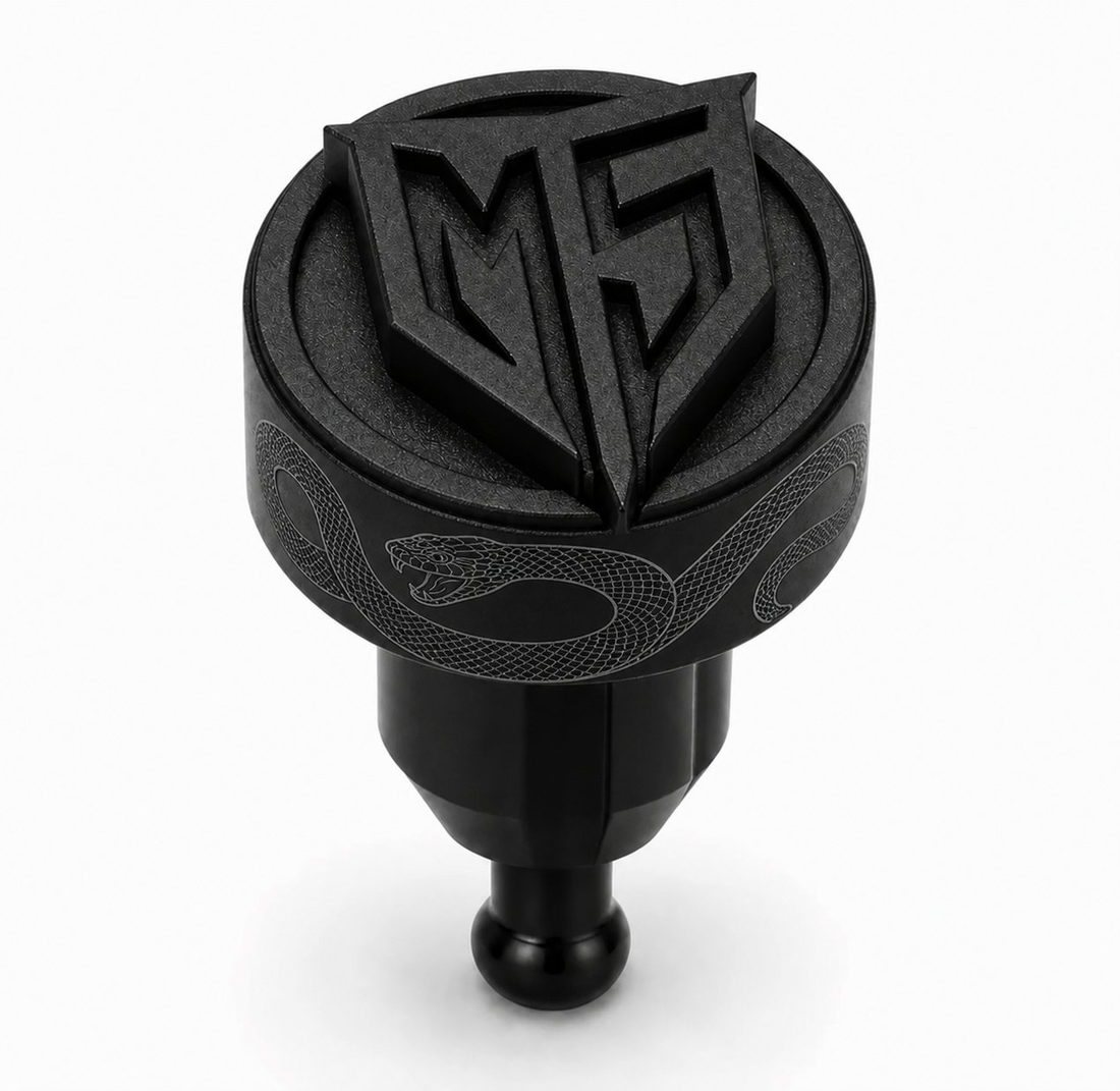 MS 盾徽灵蛇纹 CNC 精雕件
